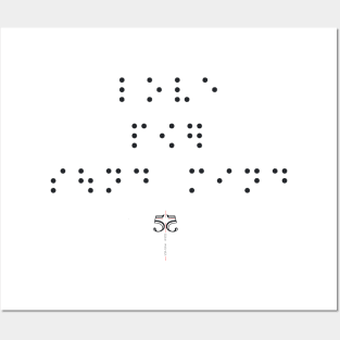 BRAILLE. 551.7 Posters and Art